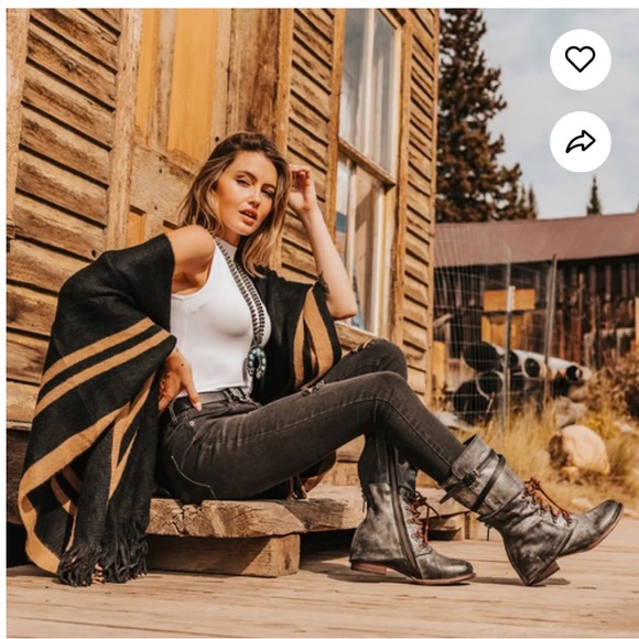 Freebird Black Leather Boots - Picture 3 of 13